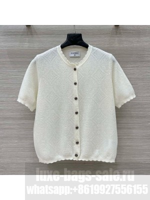 Chanel Wool Cardigan CH031123 White 2025