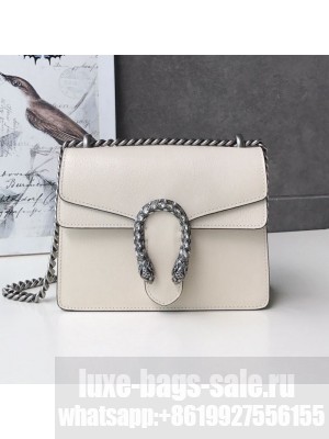 Gucci Dionysus Mini Pigskin-Like Leather Bag 421970 White Collection