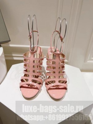 TOM STAMPED CROCODILE LEATHER CARINE SANDAL 05