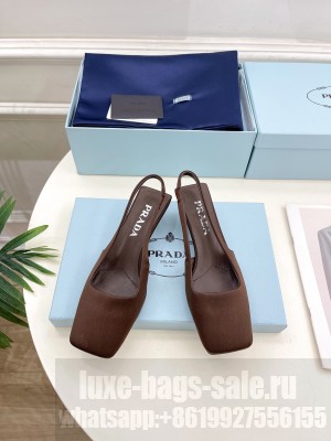 Prada Satin Slingbacks Sandals 02