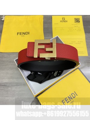 Fendi 38mm Eversible Belt FF buckle with stud closure 2021 Collection 35