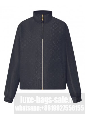 Louis Vuitton Women's Monogram Zip Jacket Black