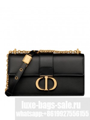Christian Dior 30 Montaigne East-West Bag With Chain Black