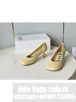 Loewe Toy pump 5.5cm in goatskin Faded Acacia 2023