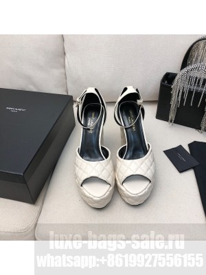 Saint Laurent 4cm Platform Heel 13.5cm High Heel Sandals 2022 Collection 010