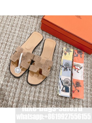 Hermes Oran Flat Slide Sandals 2023 Collection 055