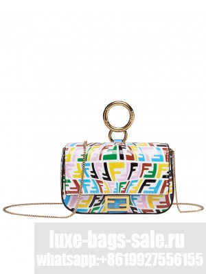 Fendi Nano Baguette Charm 7AR844 Blue
