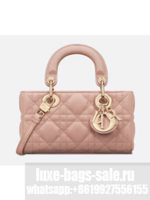 Lady D-Joy Micro Bag Rose des Vents Cannage Lambskin S0910O