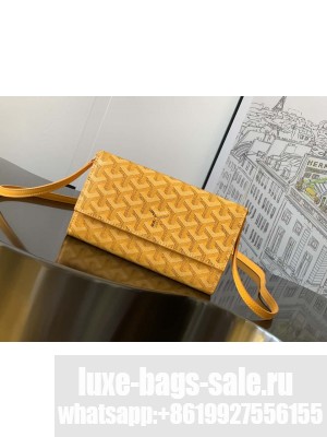Goyard Varenne Continental Wallet Yellow