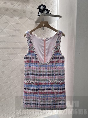 Chanel Tweed Multicolor Dress
