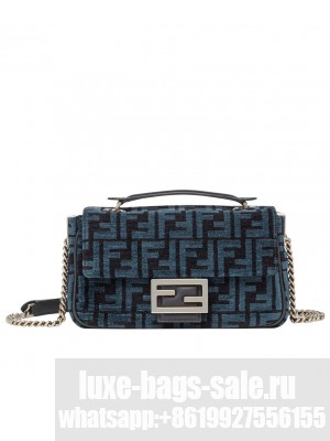 Fendi Baguette Chain Midi 8BR793 Dark Blue