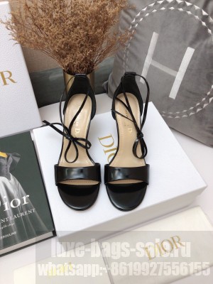 Christian Dior strap open toe Sandals black 2021 Collection