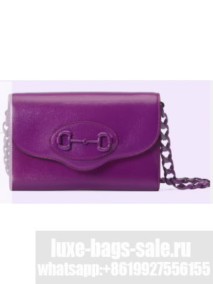 Gucci Horsebit 1955 mini bag 724713 Purple