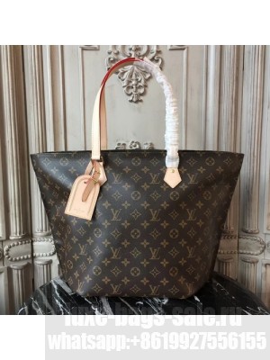 Louis Vuitton All In PM 37cm Foldable Travel Tote Bag Monogram Canvas Fall/Winter 2017 Collection M47028, Beige