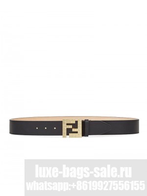 Fendi Leather Belt Coffee