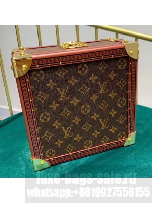 Louis Vuitton Cotteville 24 Monogram Canvas Hard Sided Suitcase Red 2019 Collection