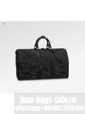 Louis Vuitton Monogram Keepall 45 M46441 Black