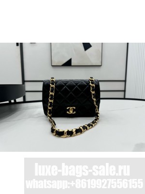 Chanel MINI 2.55 HANDBAG Lambskin & Gold-Tone Metal AS5027 Black