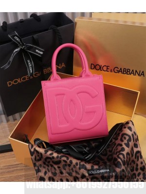 Dolce & Gabbana leather Shoulder Bag G6507 rose