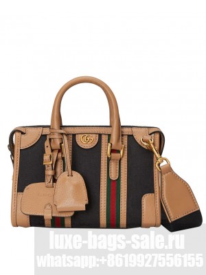 Gucci Mini Canvas Top Handle Bag 715771 Black