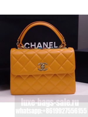 CHANEL small Flap Bag With Top Handle 92236-16