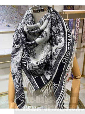 Christian Dior Women s Toile de Jouy Sauvage Beach Towel Black