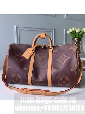 Louis Vuitton Giant Monogram Keepall Bandouliere 50 Top Handle Bag M44739 2019 Collection