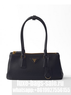 Prada Medium Galleria Leather Bag 1BA457 Black