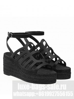 Hermes Women's Catalya Espadrille Black