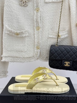 Chanel Flat Slide Thong Sandals 2025 11