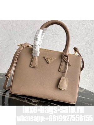 Prada Galleria Small Saffiano Leather Bag 1BA863 Nude