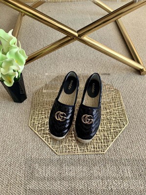 GUCCI SEQUINS GG MATELASSÉ ESPADRILLES BLACK 02 2021 Collection