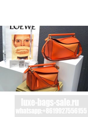 Loewe Puzzle Bag Original Leather B9124 orange