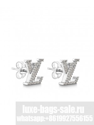 Louis Vuitton Women's LV Iconic Earrings Silver