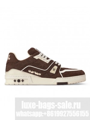 Louis Vuitton Unisex LV Trainer Sneaker 1ACR5X Dark Coffee