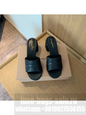 GIANVITO ROSSI FLOREA MULE 60mm sandal black 2022 Collection