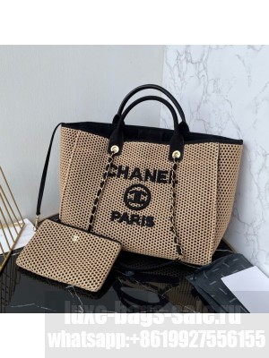 CHANEL Large Tote A66941 black