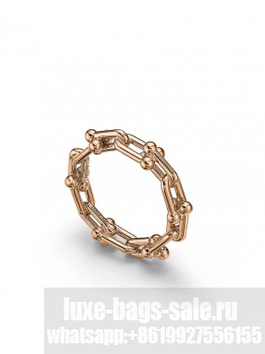 Tiffany Women's Micro Link Ring Golden