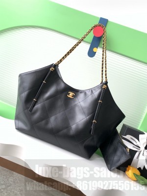 Chanel HOBO HANDBAG AS5463 black