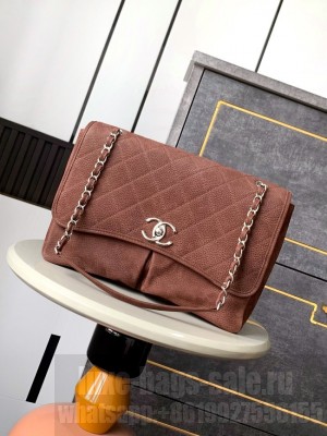 Chanel SHOPPING BAG AS1255 brown
