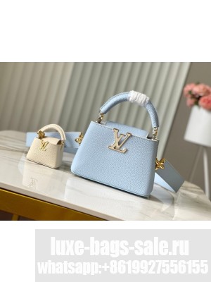 Louis Vuitton Capucines Mini M24574 light blue