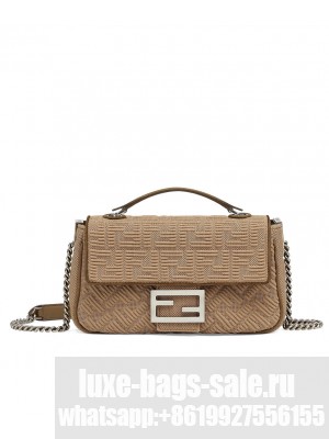Fendi Midi Baguette Chain 8BR793 Gray