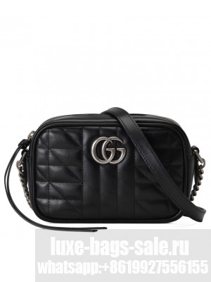 Gucci GG Marmont Mini Shoulder Bag 634936 Black