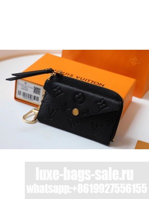 Louis Vuitton Original Monogram Empreinte Wallet M69421 black