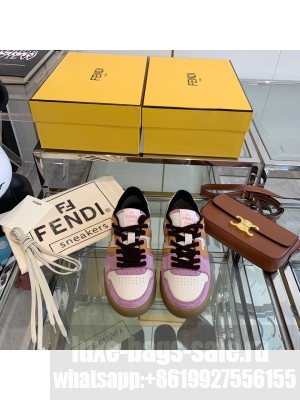 Fendi FENDI MATCH Unisex low-tops sneakers purple