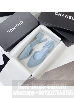 Chanel Women's Slingbacks G31319 Blue