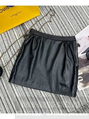 Louis Vuitton Women's Mini Skirt Black