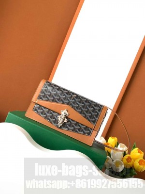 Goyard Duchesse Marie-Caroline Bag Black & Tan
