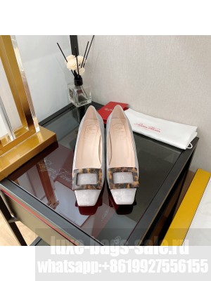 Roger Vivier 4.5cm Belle Vivier Motherpearl Buckle Pumps 03
