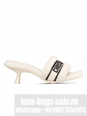 Christian Dior Women's Dway Cotton Belt And Sandals White